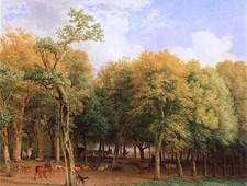 Pintura al óleo jinete caballo vacas paisaje salida-para-la-caza-Paulus-Potter segunda mano  Embacar hacia Mexico