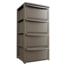 Commode tiroirs marron d'occasion  Drumettaz-Clarafond