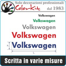 Coppia scritte volkswagen usato  Faenza