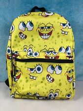 Usado, Mochila Nickelodeon Bob Esponja Calça Quadrada Amarela Estampa de Rosto Bolsa Nova Sem etiquetas comprar usado  Enviando para Brazil