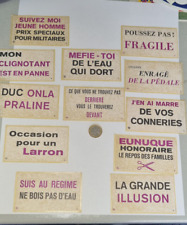 Humor sayings stickers d'occasion  Expédié en Belgium