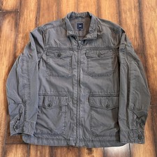 Jaqueta masculina GAP Moto XL cinza zíper completo Y2K bolso utilitário comprar usado Jaqueta masculina GAP Moto XL cinza zíper completo Y2K bolso utilitário comprar usado  Enviando para Brazil