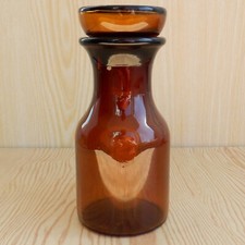 Vintage glass storage for sale  LISKEARD