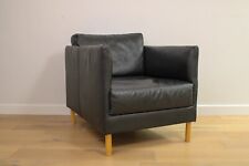Habitat black leather for sale  TUNBRIDGE WELLS