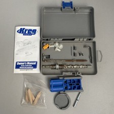 Kit de sistema de marcenaria Kreg Jig Jr. R3 furo de bolso na caixa reparos para fabricação de armários comprar usado Kit de sistema de marcenaria Kreg Jig Jr. R3 furo de bolso na caixa reparos para fabricação de armários comprar usado  Enviando para Brazil