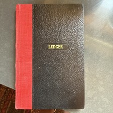 Vintage ledger page for sale  Vida
