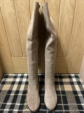 Beige real suede for sale  GLASGOW