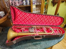 Vintage Válvula Trombone Latão Rosa Orpheus 1982 #90 Estojo Bocal União Soviética comprar usado  Enviando para Brazil