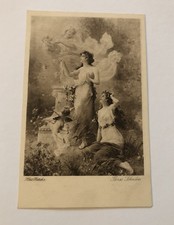 Antike postkarte engel gebraucht kaufen  München