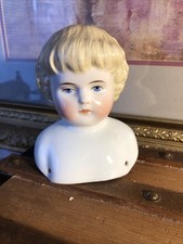 Antigua cabeza de muñeca china rubia ALEMÁN HIGHLAND MARY... solo cabeza segunda mano  Embacar hacia Mexico