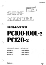 Komatsu pc100 pc100l d'occasion  Expédié en Belgium