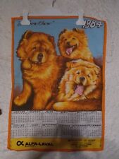 Torchon calendrier 1984 d'occasion  Mirambeau