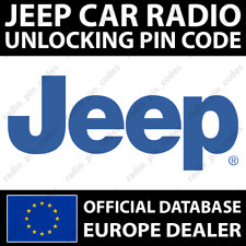 Jeep radio pin usato  Spedire a Italy