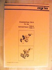 Agria 7200 schneefräse gebraucht kaufen  Dobel
