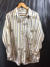 Zara cream striped for sale  MARKET DRAYTON