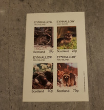 ESCOCIA - RATAS-ROEDORES - HOJA MINIATURA IMPERFORRADA MNH segunda mano  Embacar hacia Mexico