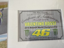 valentino rossi signed for sale  WORTHING