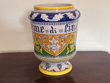 Vaso farmacia ceramica usato  Roma