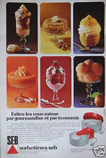 1975 advertisement seb d'occasion  Expédié en Belgium