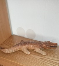 Krokodil holz afrikanische gebraucht kaufen  Pfungstadt