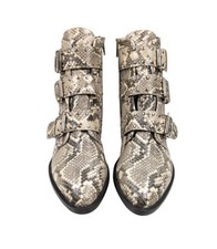 Bota STEVEN New York Harmon pele de cobra couro sintético fivela tripla tamanho 8.5 comprar usado  Enviando para Brazil