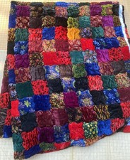 Vtg velvet quilted for sale  Hagerman