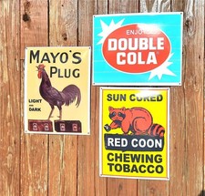 Porcelain signs red for sale  Lone Jack