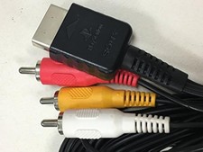 Cabo de áudio/vídeo original Sony OEM RCA AV para PlayStation PS1 PS2 PS3 6Z comprar usado  Enviando para Brazil
