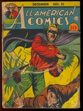 Usado, All-American Comics #21 Early Green Lantern Era de Ouro Vintage DC Comic 1940 GD- comprar usado  Enviando para Brazil