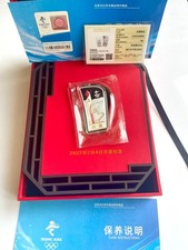 2022BeijingWinterOlympic Opening Ceremony Torch&TheGreatWall 10g Ag999Silver Bar comprar usado  Enviando para Brazil