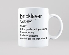 Bricklayer mug coffee for sale  ENFIELD
