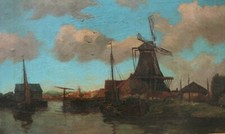 Tableau 19ième toile d'occasion  Libourne
