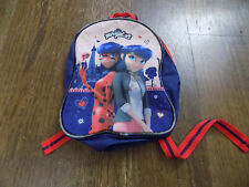 Usado, Mini Mochila Miraculous Ladybug Marinette 11" x 8" MUITO USADA Azul Vermelho Rosa comprar usado  Enviando para Brazil
