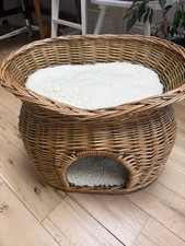 Wicker cat bed for sale  LONDON