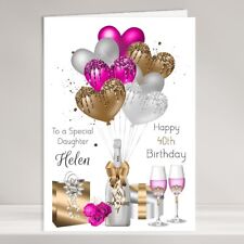 Personalised birthday card for sale  TORQUAY