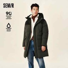 Roupa externa masculina 2024 nova impermeável grossa comprimento longo roupas de inverno casal comprar usado  Enviando para Brazil