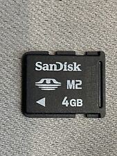 Cartão de memória SanDisk M2 genuíno 4GB para telefone Sony Ericsson e PSP Go comprar usado  Enviando para Brazil