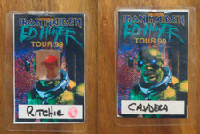Usado, 1999 Iron Maiden World Tour Artist Usado Ed Hunter Laminado Backstage Pass comprar usado  Enviando para Brazil