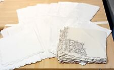 Vintage linen napkins for sale  OAKHAM