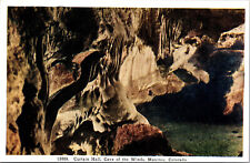 Cartão postal vintage Curtain Hall Cave Of The Winds Manitou Springs Colorado comprar usado  Enviando para Brazil