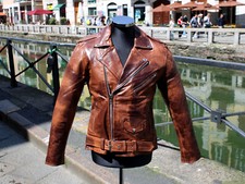 Giacca pelle uomo usato  Milano