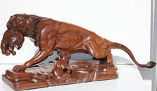 Tigresse importante sculpture d'occasion Tigresse importante sculpture d'occasion  Elliant