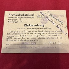 Einberufungs karte zum gebraucht kaufen  Berlin