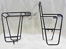 Usado, Racks de turismo vintage Bruce Gordon preto dianteiro baixo piloto e traseiro tubular de aço comprar usado  Enviando para Brazil