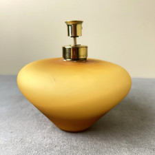 Usado, Frasco de perfume Irice importado vidro acetinado atomizador laranja claro Itália Alemanha comprar usado  Enviando para Brazil