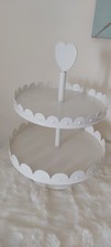 Cream metal tier for sale  LOWESTOFT