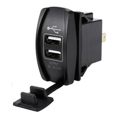 Usado,  Carregador USB duplo para carro motocicleta adaptador 2 portas soquete de alimentação painel de carregamento montagem comprar usado  Enviando para Brazil