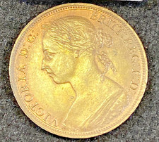 1887 one penny for sale  SHAFTESBURY