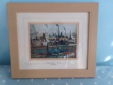 Framed print canal for sale  WARRINGTON