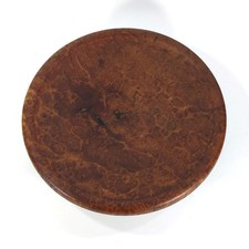 Suporte de pedestal de madeira Burl Musk virado – Madeira australiana rara assinada Morowski comprar usado  Enviando para Brazil